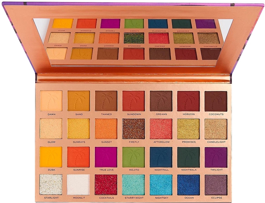 Eyeshadow Palette - Makeup Revolution x Tammi Tropical Twilight Shadow Palette — photo N3