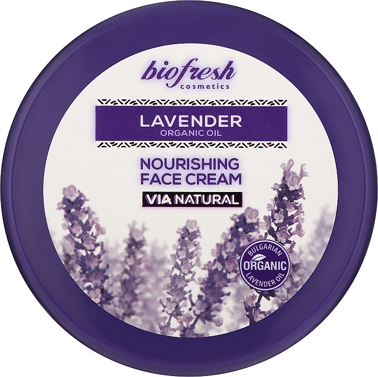 Nourishing Face Cream - BioFresh Via Natural Lavender Organic Oil Nourishing Face Cream — photo N1