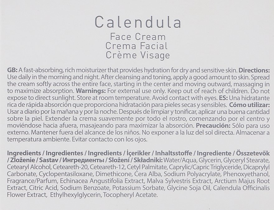 Calendulaフェイスクリーム - Farmasi Dr.C.Tuna Calendula Face Cream	 — photo N3