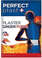 Fragrances, Perfumes, Cosmetics Warming Patch with Ginger Extract, 12x18 cm - Perfect Plast Ginger Forte