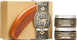 Fragrances, Perfumes, Cosmetics Set - Apothecary 87 Matte Hair Kit (pomade/100ml + paste/100ml + brush)