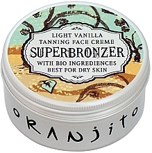 Fragrances, Perfumes, Cosmetics Tanning Face Cream - Oranjito Superbronzer Light Vanilla