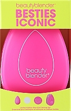 Fragrances, Perfumes, Cosmetics Set - Beautyblender Besties Iconic Set (sponge/1pcs + soap/16g + cleans/mat/1pcs + bag)