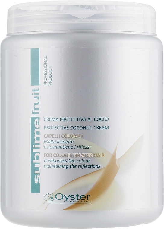 Coconut Mask for Coloured Hair - Oyster Cosmetics Sublime Fruit Coconut Extract Mask — photo N2