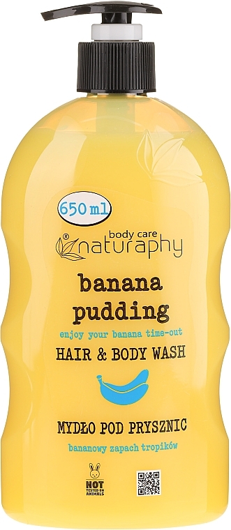 Shampoo-Shower Gel "Banana & Aloe Vera" - Naturaphy — photo N1