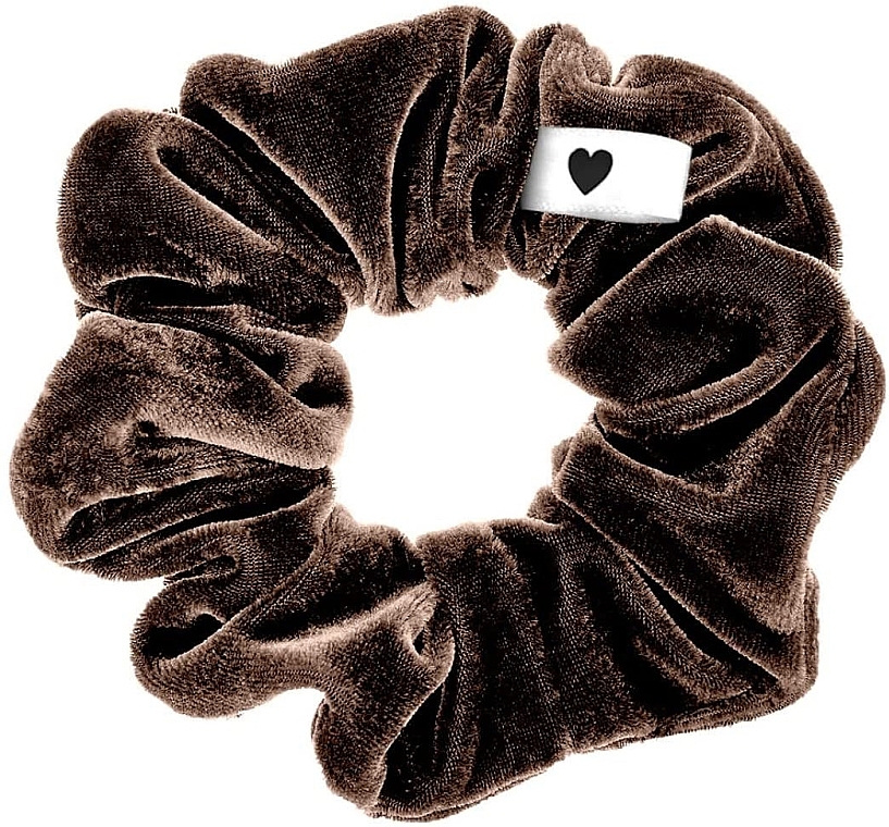 Elastic Hair Band, mocha brown, 1pc - Bellody Original Scrunchie — photo N1