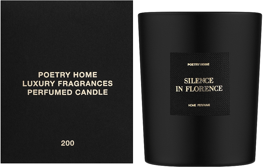 Poetry Home Silence In Florence - Perfumed Candle — photo N2