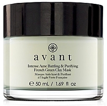 Intensive Anti-Acne Mask with Green Clay - Avant Intense Acne Battling & Purifying French Green Clay Mask — photo N2