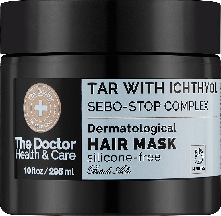 Tar & Ichtyol Hair Mask - Domashniy Doktor — photo N3