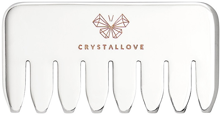 Scalp & Body Comb, stainless steel - Crystallove Cryo Ice Comb — photo N2