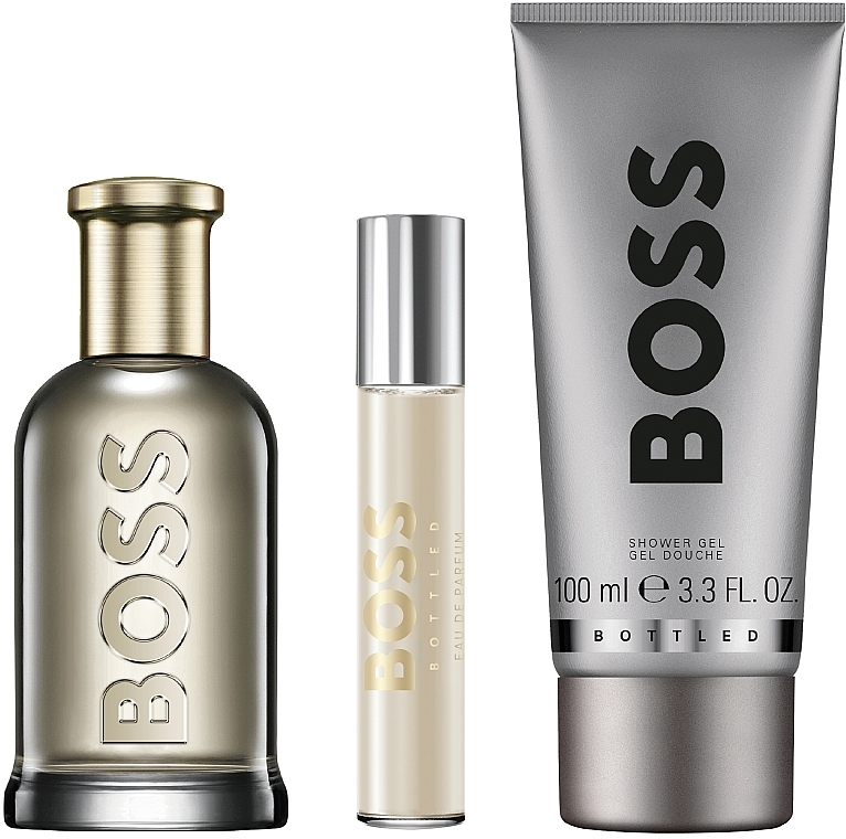 BOSS Bottled - Set (edp/100ml+edp/10ml+sh/gel/100ml) — photo N1