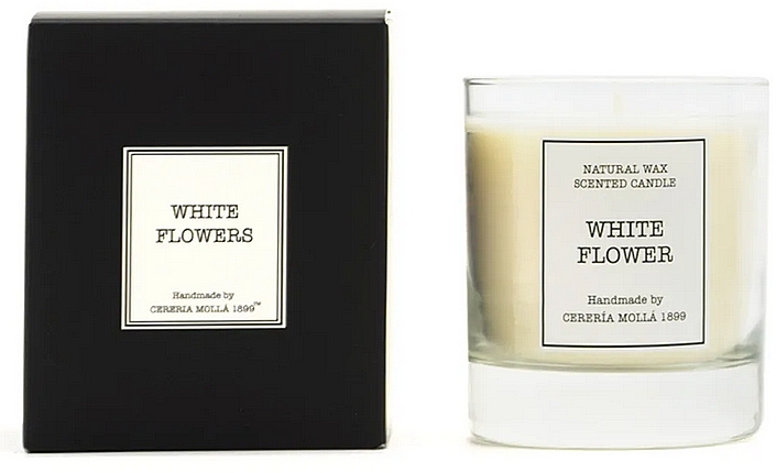 Cereria Molla White Flowers - Scented Candle — photo N1