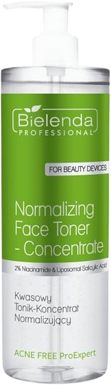 Acid Normalizing Toner-Concentrate - Bielenda Professional Acne Free Pro Expert Normalizing Face Toner-Concentrate — photo N1