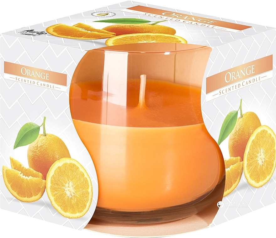 Scented Candle in Glass 'Orange' - Bispol Scented Candle — photo N1