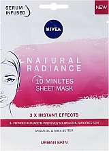 Nourishing 10-Minute Face Mask - Nivea Natural Radiance 10 Minutes Sheet Mask — photo N5