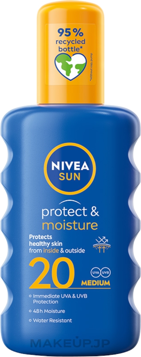 Sunscreen Spray SPF20 - NIVEA Sun Care Spray Solare Inratante — photo 200 ml