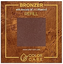Fragrances, Perfumes, Cosmetics Avocado Oil & Vitamin E Matte Bronzer - Color Care Bronzer Refill