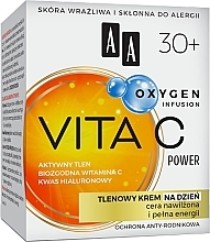 Fragrances, Perfumes, Cosmetics Oxygen Day Face Cream 30+ - AA Oxygen Infusion Vita C Power Day Cream