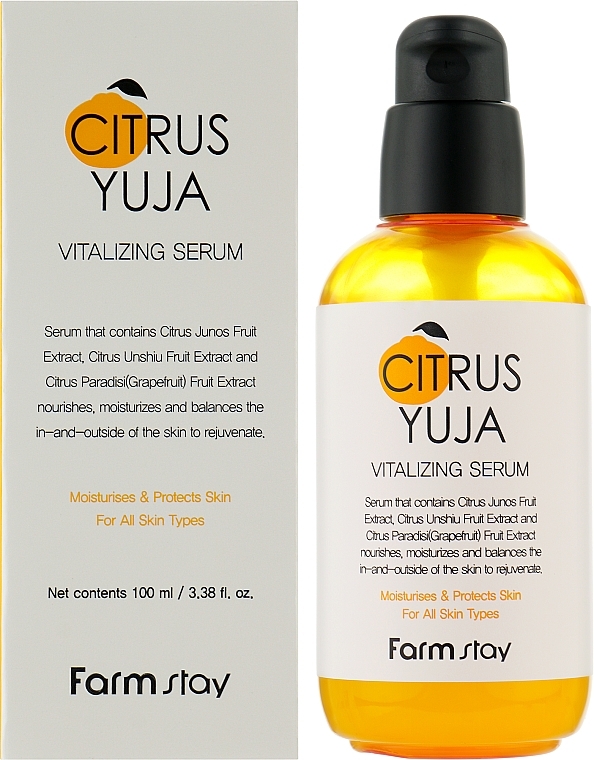Yuzu Serum - FarmStay Citrus Yuja Vitalizing Serum — photo N22