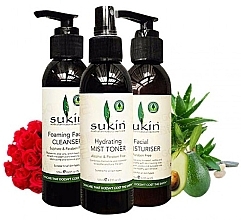 Fragrances, Perfumes, Cosmetics Set - Sukin Original (toner/125ml + cr/125ml + foam/125ml)