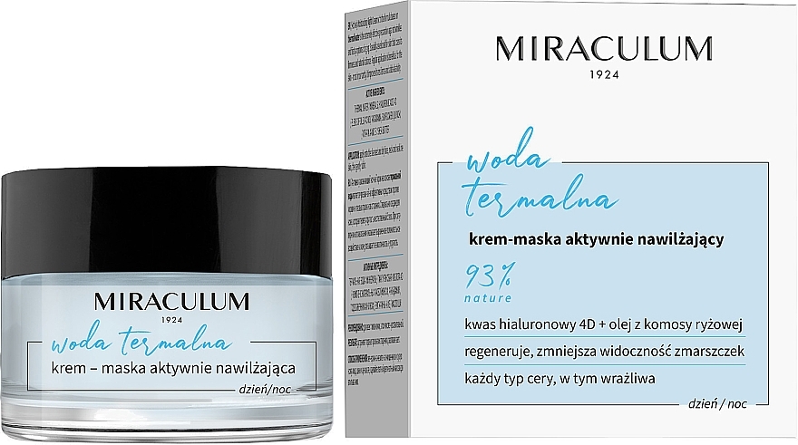 Active Moisturizing Cream Mask - Miraculum Woda Termalna  — photo N1