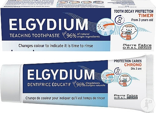 Whitening Kids Toothpaste 3+ years - Elgydium Timer — photo N2