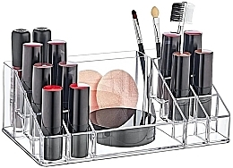 Makeup Organizer 12,5x22x8 cm, transparent - BoxUp — photo N5