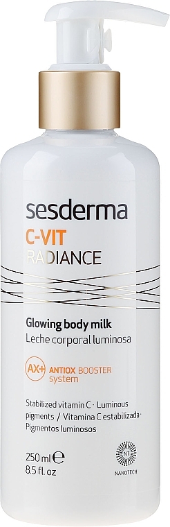 Skin Glow Body Milk - Sesderma C-Vit Radiance Glowing Body Milk — photo N2