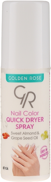 Nail Dryer Spray - Golden Rose Nail Quick Dryer Spray — photo N1