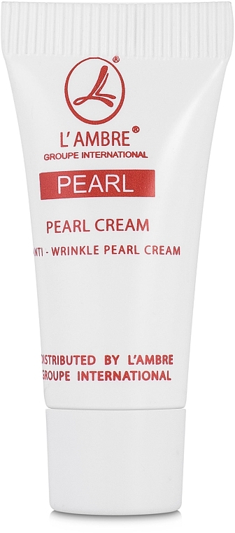 Face Cream with Pearl Extract - Lambre Pearl Line Pearl Cream (sample) — photo N1