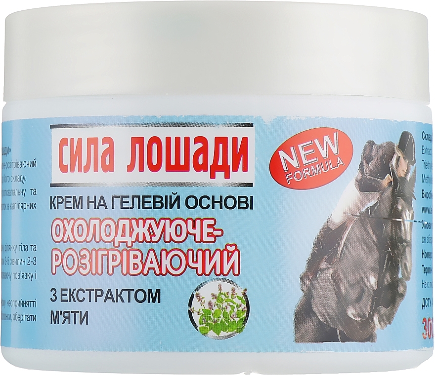 Cooling-Warming Gel Cream "Horse Force" - LekoPro — photo N1