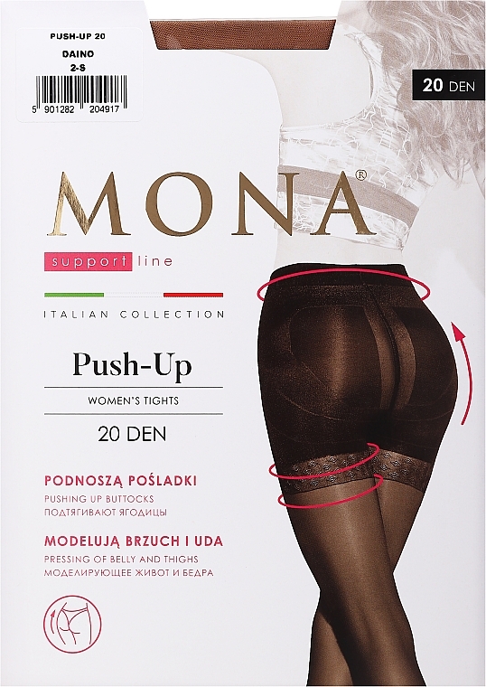 Push-Up Tights 20 Den, daino - MONA — photo N1