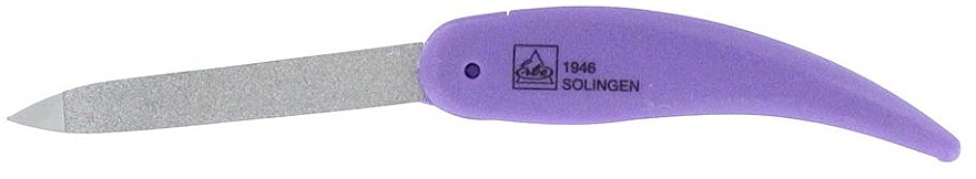 Foldable Nail File, 91946, purple - Erbe Solingen — photo N1