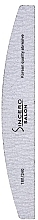 Crescent Nail File, zebra 180/240 - Sincero Salon Nail File, Halfmoon, Speedy Zebra — photo N8