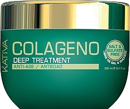 Fragrances, Perfumes, Cosmetics Intensive Collagen Mask for All Hair Types - Kativa Colageno Deep Treatment