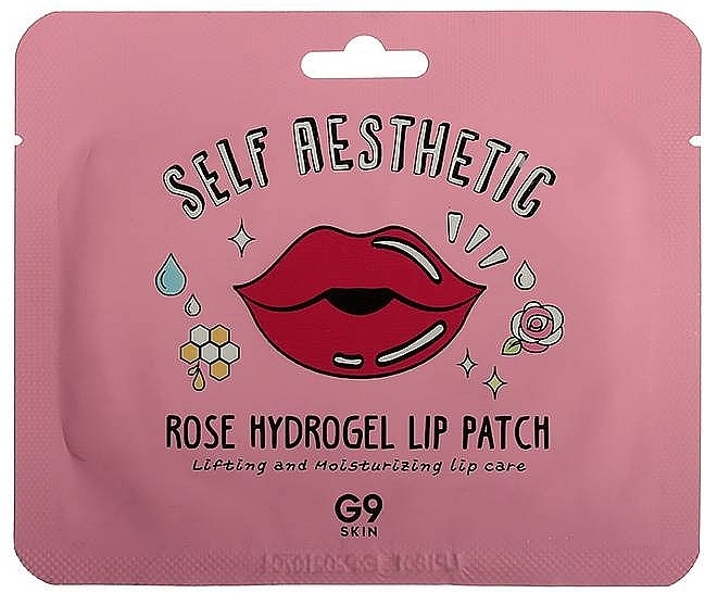 Hydrogel Lip Patches - G9Skin Self Aesthetic Rose Hydrogel Lip Patch — photo N2