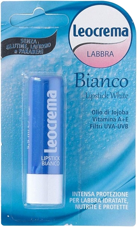 Lip Balm - Leocrema Lip Stick White — photo N1