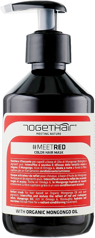 Color Hair Mask - Togethair Meeting Nature Color Hair Mask Red — photo N1