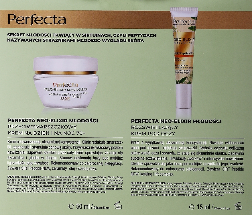 Set - Perfecta Neo-Elixir 70+ (cr/50ml + eye/cr/15ml) — photo N3