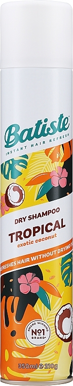 Dry Shampoo - Batiste Dry Shampoo Coconut and Exotic Tropical — photo N6