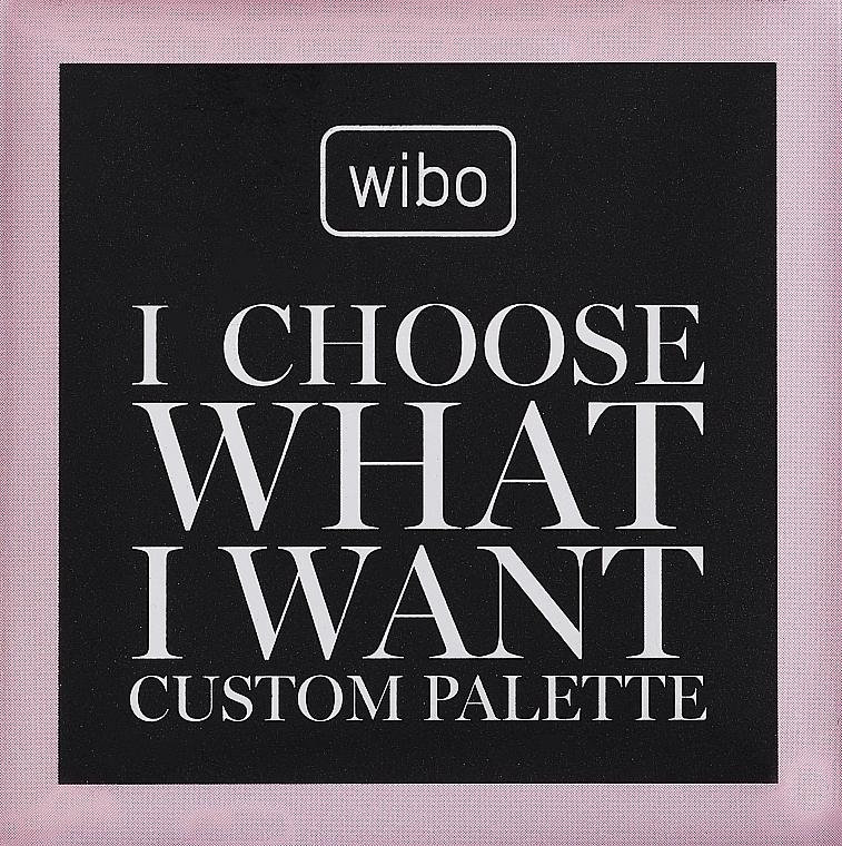 Cosmetics Case - Wibo I Choose What I Want Empty Case — photo N3