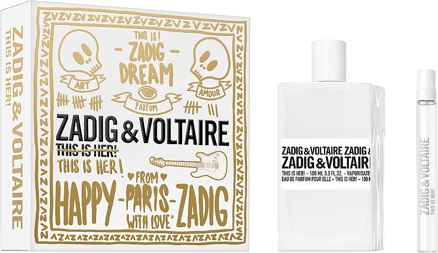 Zadig & Voltaire This Is Her - Set (edp/100 ml + edp/mini/10 ml) — photo N1