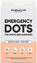 Fragrances, Perfumes, Cosmetics Salicylic Acid Anti-Breakout Patches - Breakout + Aid Emergency Dots For Spots And Blemishes With Salicylic Acid