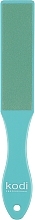 Fragrances, Perfumes, Cosmetics Foot File 120/180, blue/green - Kodi Professional