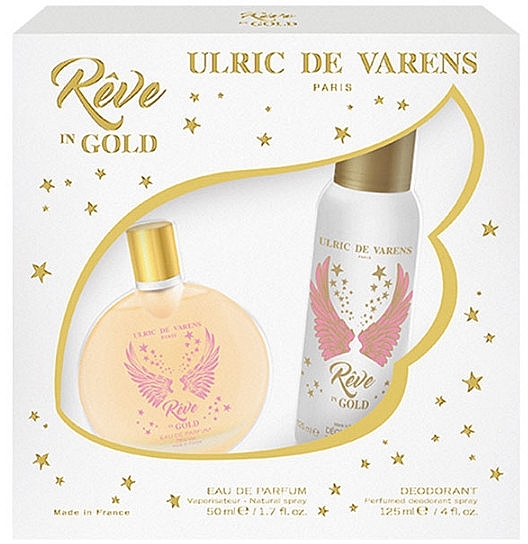 Ulric de Varens Reve In Gold - Set (edp/50ml + deo/125ml) — photo N1