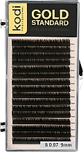 Gold Standard B 0.07 False Eyelashes (16 rows: 9 mm) - Kodi Professional — photo N1