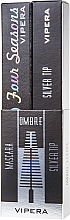 Fragrances, Perfumes, Cosmetics Set - Ombre Eye Set Four Seasons Brown Fall Mascara + Silver Tip (mascara/11ml+mascara/11ml)