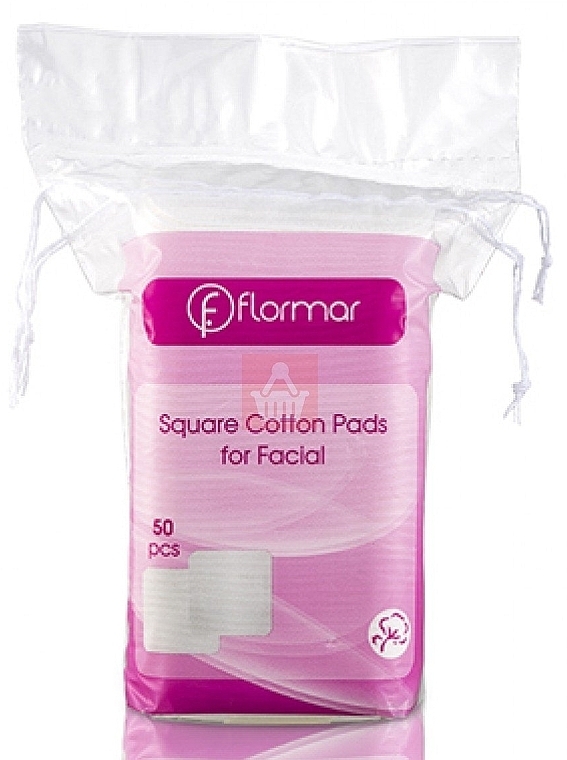 Square Cotton Pads - Flormar Square Cotton Pads — photo N1