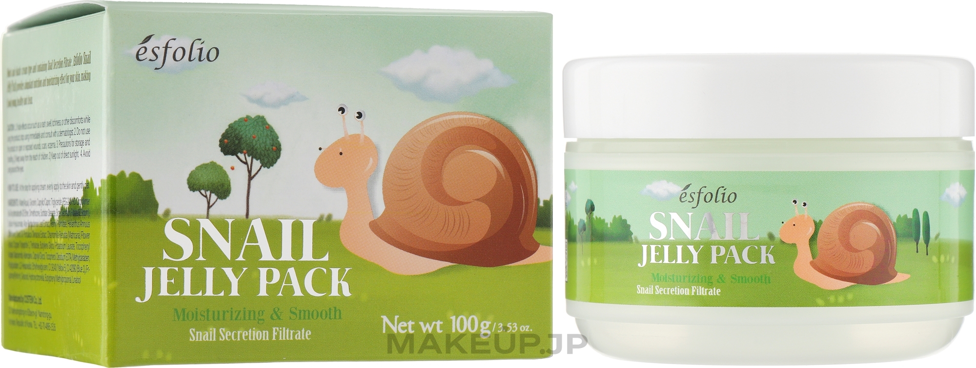 Lifting Shape Memory Snail Mask - Esfolio Snail Shape Memory Jelly Pack — photo 100 g