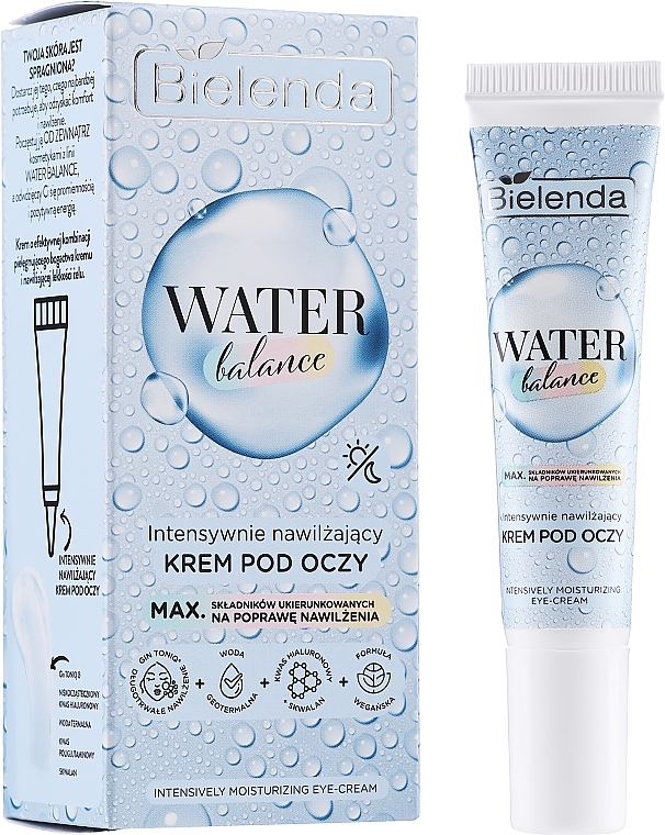 Moisturizing Eye Cream - Bielenda Water Balance Moisturizing Eye Cream — photo N1